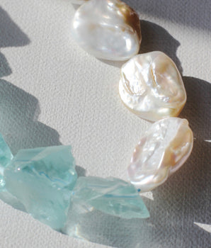 Marine Freshwater Pearl Necklace